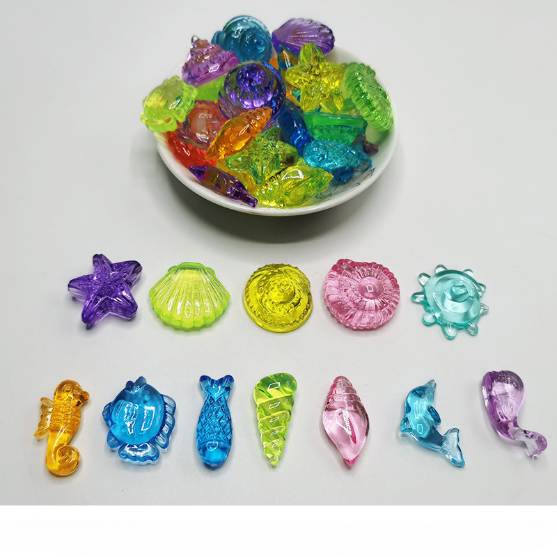 Cuentas de modelado acrílico de concha de concha al por mayor de concha